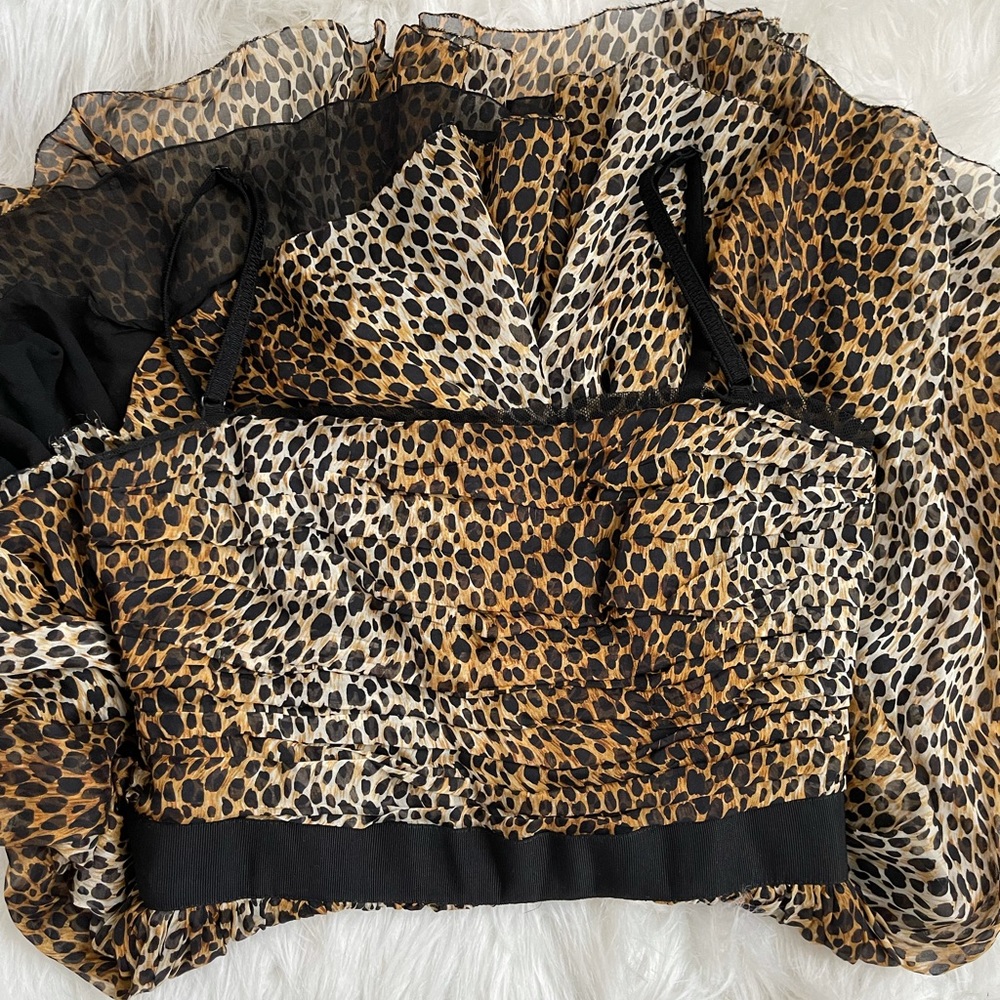 DOLCE and GABBANA LEOPARD PARTY DRESS SIZE SMALL - Picture 7 of 8